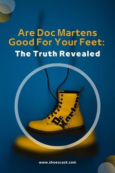 Sometimes looks can deceive, so is that the case with this pair of beauties? Since they’ve been around for many years now, there must be something special about them. So, are Doc Martens good for your feet? #shoescast #docmartens #martens #shoes #boots #comfortable #drmartens Boots Comfortable, Popular Boots, Martens Shoes, Something Special, It Cast