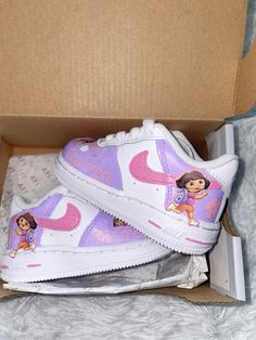 Custom Shoes for any occasion. Any theme can be done for girls & boys, not just the ones that are pictured. The turnaround time is 2-3 weeks unless the Rush Order fee is also purchased. Rush Orders are shipped within 4-5 business days.  Please ask about any special requests before ordering. Thank you 💕 Custom Shoes For Baby Boys, Custom Moana Shoes, Custom Baby Shoes Girl, Custom Baby Shoes Glitter, Custom Baby Shoes, Custom Shoes Diy, Diy Shoes, Toddler Girl Outfits, Custom Baby