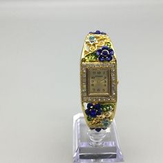 Watch Women, Hinges, Womens Watches, Gold Tones, Cuff, Band, Floral, Gold