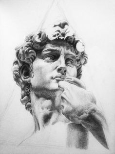 The David Tattoo, Statue Art Drawing, Statue Of David Drawing, Statue Drawing Sketch, David Tattoo Michelangelo, David Statue Drawing, David Michelangelo Drawing, Statue Of David Tattoo, David Sculpture Drawing