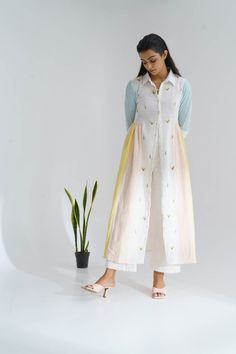 White Straight Kurta Set For Spring, Spring Designer Wear Multicolor Embroidered Sets, Spring Designer Wear Sets With Multicolor Embroidery, White Designer Kurta For Spring, Spring Designer White Kurta, Designer White Kurta For Summer, White Designer Kurta For Summer