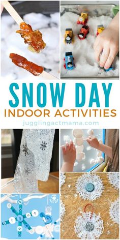 snow day activities for toddlers to play with