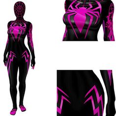 Spider Woman Costume Ideas, Women Superhero Costumes, Bodysuit Costume Halloween, Spidergirl Costume, Spider Woman Costume, Tomgirl Outfit, Spider Suits, Spider Woman Costumes, Spiderman Suit