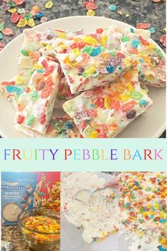 fruity pebble bark recipe for kids