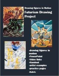 the cover of an instructional manual for drawing and painting with photos, text, and images