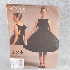 a woman's dress sewing pattern on the floor