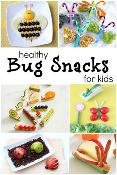 healthy bug snacks for kids to make