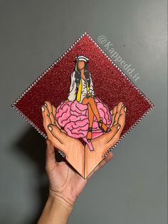 Graduation Vision Board Ideas, Forensic Psychology Graduation Cap, Future Therapist Graduation Cap, Bachelor Of Science Graduation Cap, Graduation Psychology Pictures, Graduation Pictures Psychology, Psych Cap Graduation, School Psychologist Graduation Cap, Psychology Graduation Party Ideas