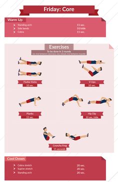 an info sheet shows how to do the same exercise for each person in this workout