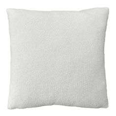 a white pillow on a white background