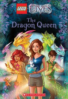 lego elves the dragon queen book cover