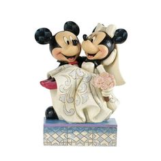 mickey and minnie mouse wedding figurine