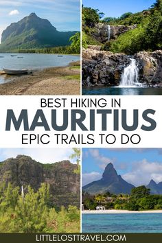 the best hiking in mauritus epic trails to do, including waterfalls and mountains