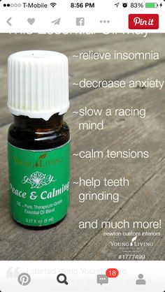 Peace And Calming, Health Notes, Calming Essential Oils, Essential Oil Remedy, Yl Oils, Oil Remedies, Essential Oils Herbs, Essential Oils Health, Yl Essential Oils