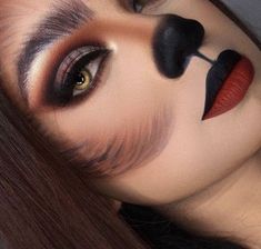 Cat Halloween Makeup, Holloween Makeup, Vampire Makeup, Cute Halloween Makeup, Cool Halloween Makeup