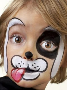 maquillaje infantil perrito Obličejové Masky, Face Paint Ideas