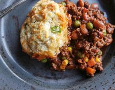 a close up of a plate of food on a table