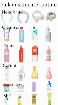 Pick ur skincare routine! Haut Routine, Skincare Remedies, Face Skin Care Routine, Skincare Secrets, Skin Care Routine Order, Cheap Skin Care Products, Sephora Skin Care, Types Of Skin, Skin Care Quiz