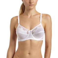 Nwtd Bali Flower 42d Full Coverage Bra 0180 White #93922 Bali Flower White Underwire Bra. * Size: 42d * New With Tags * This Looks Like The Ivory Sheer Fabric Was Sewn On The White Fabric. * Retail Price 38.00 * White * Find The Support You Seek With This Underwire Bra From Bali. The Unlined, Seamed Cups And Side Stays Offer An Uncompromising Hold. The Fully Adjustable Straps Provide Maximum Length For A Custom Fit. * Back Closure * Average Figure * Elegant Satin Trim And Floral Design * Adjusta Bali Women, Bali Bras, Full Coverage Bra, Everyday Bra, Womens Bras, Girl Stuff, Underwire Bra, Light Beige, Bathing Suit