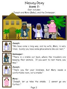 an interactive story about jesus and mary