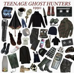 Witchcore Aesthetic Outfits, Witchcore Aesthetic, Skateboard Style, Hunter Outfit, Niche Memes, Mood Clothes, Look Retro, Ghost Hunters, Hunting Clothes