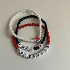 Bracelets Beaded Free Palestine Support Raise Awareness Bracelets Beaded, Tiktok Shop, Bracelet Ideas, Cute Jewelry, Diy Jewelry, Beaded Bracelets, Bracelet, Beads