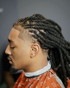 Braided Tapered Hairstyles Men, Dread Haircut Men, Locs With Taper Men, Dreads With Fade Men, Taper Fade With Dreads, Loc Hairstyles For Men, Hairstyles Locs, Best Short Haircuts For Men, Iconic Hairstyles