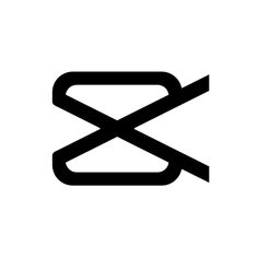 the letter s is made up of two intersecting lines and has a black outline on it