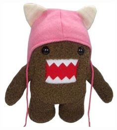 Domo Sticker, Wall Window, Cat Hat, Cute Plush, Sticker Vinyl, Bumper Sticker