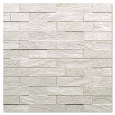 a white brick wall with no mortars or mortars on it's sides