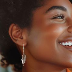 Ross-Simons - Sterling Silver Bali-Style Leaf Drop Earrings. Our shimmery and airy drop earrings will take you back to nature. Bali-style leaves are crafted in oxidized sterling silver with an eye-catching pattern of swirls. Hanging length is 2 1/8". Earwire, Bali-style leaf drop earrings. Bali Style, Fine Jewelery, Bali Fashion, Back To Nature, Oxidized Sterling Silver, Bali, Fine Jewelry, Drop Earrings, Sterling Silver