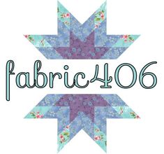 the words fabric4 66 are written in blue and purple with an image of flowers on it