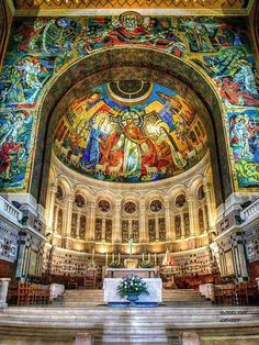 Basilique de Lisieux 14 Pilgrimage, Art And Architecture, Barcelona Cathedral, Barcelona, France, Architecture, Building, Travel, Quick Saves