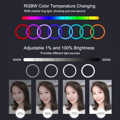 the different colors of hair are shown in this graphic