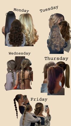 Week Of Hairstyles, Soccer Hair, Preppy Hairstyles, Hairstyle Examples, Cute Quick Hairstyles, Easy Hairstyles For Thick Hair, Ponytail Hairstyles Easy, Hair Inspiration Long, Cute Simple Hairstyles