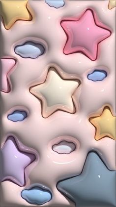 an abstract background with pastel colors and stars