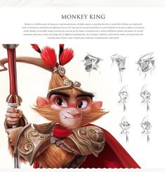 the concept art for monkey king