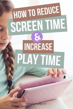 How To Lessen Screen Time, How To Limit Screen Time For Kids, Screen Time Chart By Age, Detox For Kids, Screen Time Chart, Less Screen Time, Reduce Screen Time, Screen Time Rules, Screen Time For Kids