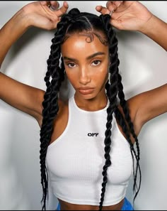 Rope Braids Black Women, Bun Inspiration, Chic Messy Bun, Twist Braid Hairstyles, Protective Hairstyles Braids, Black Braids, Baddie Hairstyles, Box Braids Hairstyles