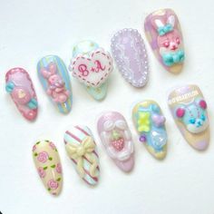 Dessert Nails, Gel X Nails, X Nails, Solid Color Nails, Animal Nails, Cute Gel Nails, Soft Nails, Cat Nails