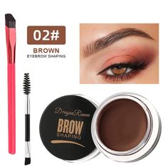 Eyebrows Gel, Brown Eyebrow, Perfect Eyebrow Shape, Party Make-up, Black Eyebrows, Brown Eyebrows, Waxed Eyebrows