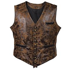 Season:Fall,Winter,Spring; Look After Me:Wet and Dry,Washable; Gender:Men's; What's in the box:Vest; Types:Vest,Waistcoat; Holiday:Carnival; Style:Rococo,Victorian,Baroque; Occasion:Carnival,Event / Party; Material:Faux Suede,Polyester; Age Group:Adults'; Characters:West Cowboy; Pattern:Solid Color; Listing Date:12/07/2023 Victorian Vest, Men Waistcoat, Wedding Waistcoats, Faux Leather Vest, Waistcoat Men, Brown Vest, Look Retro, Suede Vest, Mens Vests