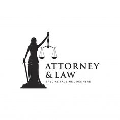 the logo for a law firm that has been named as atorney and law