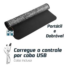 an image of a yoga mat and power cord