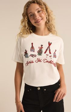 Embrace après-ski season in this laid-back graphic tee. Made from our ultra-soft, lightweight cotton, this relaxed fit tee is perfect for cozying up with friends, whether you're on the slopes or off. Ski Boyfriend, Ski Season, Boyfriend Tee, Oversized T Shirt, Oversized Tee, Oversized Tshirt, Sea Salt, Graphic Tee, Skiing