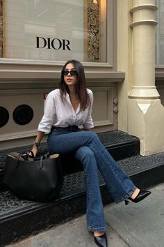 Looks Jeans, Elegant Outfit Classy, Mode Zara, Outfit Trends