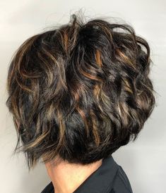 Short Cut With Messy Layers Classy Short Haircuts, Hairstyles For Thick Hair, Thick Wavy Hair, Bob Hairstyles For Thick, Short Hairstyles For Thick Hair, Short Wavy Hair, Best Short Haircuts, Very Short Hair, Short Bob Haircuts