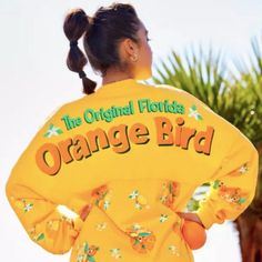 Disney Spirit Jersey The Original Florida Orange Bird Long Sleeve Yellow Orange Green Colors Women’s Size Medium Brand New With Tags Will Ship Asap! Disney Florida, Florida Oranges, Festival 2022, Mickey Mouse Shirts, Minnie Mouse Pink, Garden Festival, Orange Bird, Spirit Jersey, Disney Shop