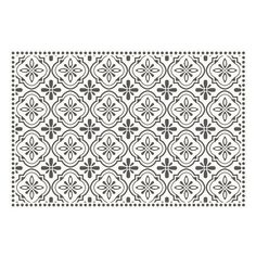 Isabella Placemat - Carolina Creekhouse White Kitchen Rugs, Vinyl Floor Covering, Graphic Rug, Gray And White Kitchen, Tool Bench, Vinyl Rug, Vinyl Floor Mat, Carpet Vintage, Flooring Materials