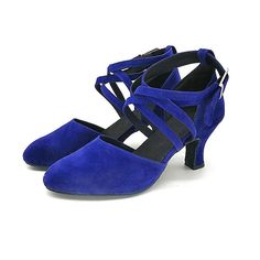 Category:Ballroom Dance Shoes,Modern Dance Shoes; Upper Materials:Fabric; Embellishment:Solid Color; Lining Material:Leatherette; Heel Type:Cuban Heel; Actual Heel Height:1.97; Gender:Women's; Size Suggestion:standard size, select your usual size; Toe Shape:Round Toe; Style:Party / Evening,Soft; Heel Height(inch):4-5; Outsole Materials:Suede; Occasion:Practice,Ballroom Dance,Waltz; Age Group:Adults'; Closure Type:Buckle; Production mode:External procurement; Foot Length:; Size chart date source:Provided by Supplier.; US Size:null; UK Size:14.5; EU Size:50 Dance Shoes Jazz, Ballroom Shoes, Latin Shoes, Ballroom Dance Shoes, Jazz Shoes, Fabric Embellishment, Dancing Shoes, Cuban Heels, Modern Shoes